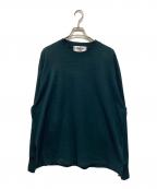 ）の古着「Strange Sleeve Crew Neck Sweat Shirts　ストレンジ スリーブ クルーネック スウェット シャツ」｜ネイビー