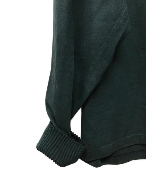 Perfect ribs（パーフェクトリブス）Perfect ribs (パーフェクトリブス) Strange Sleeve Crew Neck Sweat Shirts　ストレンジ スリーブ クルーネック スウェット シャツ ネイビー サイズ:SIZE Lの古着・服飾アイテム