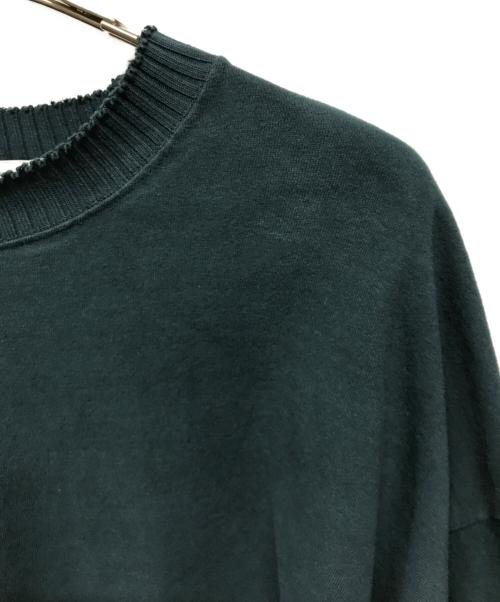 Perfect ribs（パーフェクトリブス）Perfect ribs (パーフェクトリブス) Strange Sleeve Crew Neck Sweat Shirts　ストレンジ スリーブ クルーネック スウェット シャツ ネイビー サイズ:SIZE Lの古着・服飾アイテム