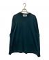 Perfect ribs（パーフェクトリブス）の古着「Strange Sleeve Crew Neck Sweat Shirts　ストレンジ スリーブ クルーネック スウェット シャツ」｜ネイビー