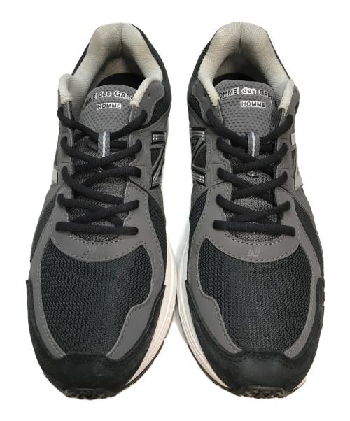 NEW BALANCE（ニューバランス）NEW BALANCE (ニューバランス) COMME des GARCONS HOMME (コムデギャルソン オム) ローカットスニーカー ブラック×グレー サイズ:29cmの古着・服飾アイテム
