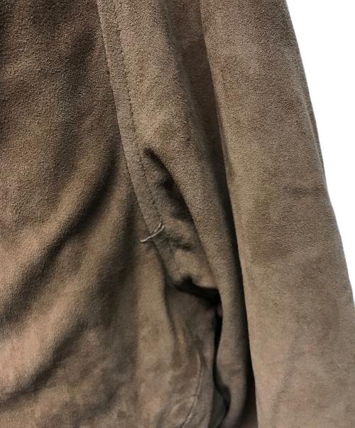 EMMETI（エンメティ）EMMETI (エンメティ) AMELIA スエードレザージャケット ベージュ サイズ:SIZE 42の古着・服飾アイテム