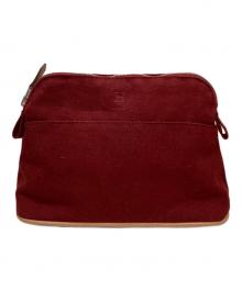 HERMES（エルメス）の古着「ボリードポーチ16」｜レッド