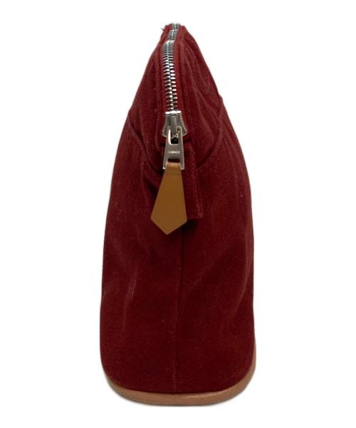 HERMES（エルメス）HERMES (エルメス) ボリードポーチ16 レッドの古着・服飾アイテム