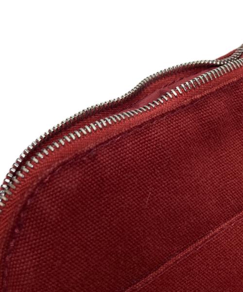 HERMES（エルメス）HERMES (エルメス) ボリードポーチ16 レッドの古着・服飾アイテム