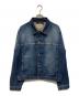 stussy（ステューシー）の古着「25SS  VINTAGE WASH DENIM TRUCKER JACKET（ヴィンテージ・ウォッシュ・デニム・トラッカー・ジャケット）」｜インディゴ