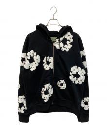 Denim Tears（デニムティアーズ）の古着「Cotton Wreath Zip Hoodie（コットン・リース・ジップ・フーディー）」｜ブラック