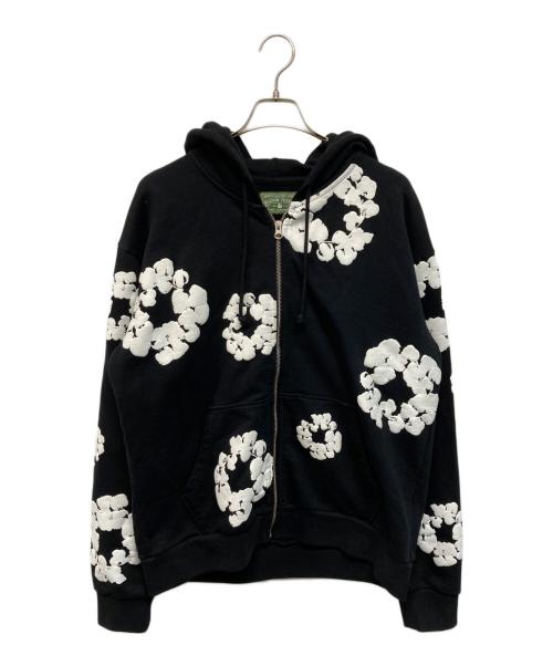 Denim Tears（デニムティアーズ）Denim Tears (デニムティアーズ) Cotton Wreath Zip Hoodie（コットン・リース・ジップ・フーディー） ブラック サイズ:Mの古着・服飾アイテム