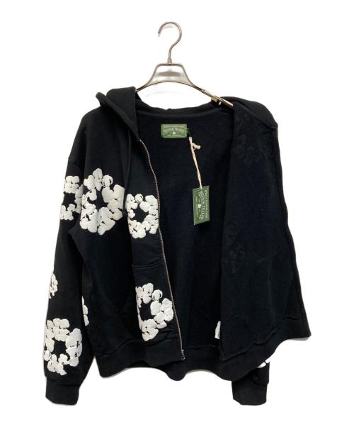 Denim Tears（デニムティアーズ）Denim Tears (デニムティアーズ) Cotton Wreath Zip Hoodie（コットン・リース・ジップ・フーディー） ブラック サイズ:Mの古着・服飾アイテム