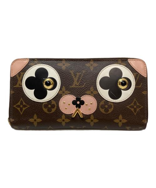 LOUIS VUITTON（ルイ ヴィトン）LOUIS VUITTON　 (ルイ ヴィトン) ドッグモチーフ ジッピーウォレット ブラウンの古着・服飾アイテム