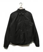 PRADAプラダ）の古着「Re-Nylon Shirt（リナイロン シャツ） リナイロン中綿シャツジャケット」｜ブラック