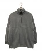 CODE Aコードエー）の古着「half zip sweat mini dress/ハーフジップスウェットミニドレス」｜グレー