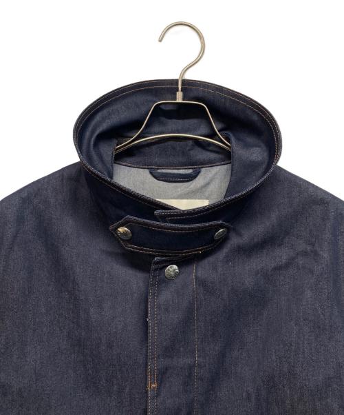 MACKINTOSH（マッキントッシュ）MACKINTOSH (マッキントッシュ) コットンデニム ステンカラーコート インディゴ サイズ:40の古着・服飾アイテム