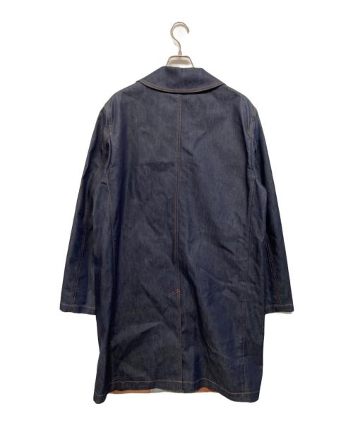 MACKINTOSH（マッキントッシュ）MACKINTOSH (マッキントッシュ) コットンデニム ステンカラーコート インディゴ サイズ:40の古着・服飾アイテム
