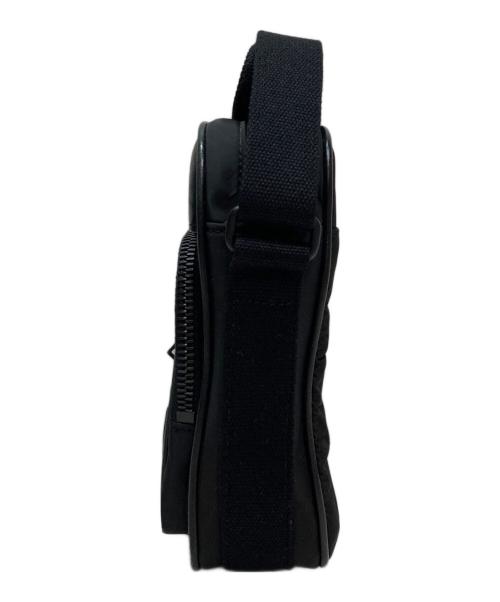 Saint Laurent Paris（サンローランパリ）Saint Laurent Paris (サンローランパリ) レザー切替ショルダーバッグ フォンポーチ ブラックの古着・服飾アイテム