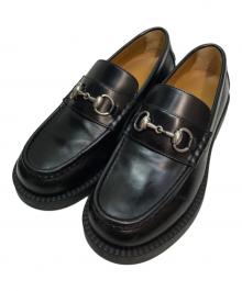 GUCCI（グッチ）の古着「ホースビットローファー」｜ブラック