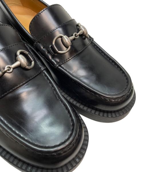 GUCCI（グッチ）GUCCI (グッチ) ホースビットローファー ブラック サイズ:UK6の古着・服飾アイテム