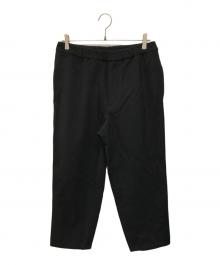 JOHN SMEDLEY（ジョンスメドレー）の古着「カシミヤ混ウール イージーパンツ　日本製」｜ブラック