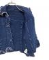 中古・古着 me ISSEY MIYAKE　 (ミーイッセイ ミヤケ) デニム風カニフラワーデザインカーディガン ネイビー サイズ:-：20000円