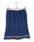 me ISSEY MIYAKE　 (ミーイッセイ ミヤケ) デニム風カニフラワースカート インディゴ サイズ:-：12000円