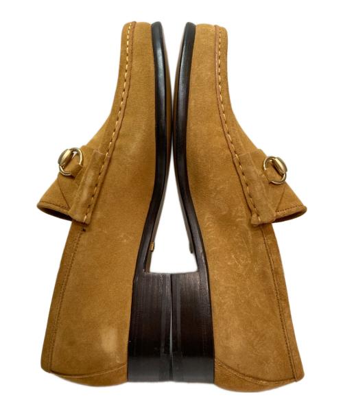 GUCCI（グッチ）GUCCI (グッチ) スエードホースビットローファー ブラウン サイズ:EU 41.5の古着・服飾アイテム