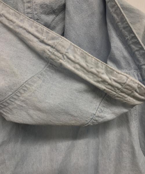 POLO RALPH LAUREN（ポロ・ラルフローレン）POLO RALPH LAUREN (ポロ・ラルフローレン) フデットデニムパーカー スカイブルー サイズ:Sの古着・服飾アイテム
