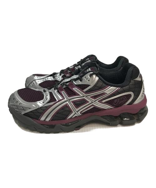 asics（アシックス）asics (アシックス) GEL-NIMBUS（ゲル ニンバス） 10.1 パープル×シルバー サイズ:27cmの古着・服飾アイテム