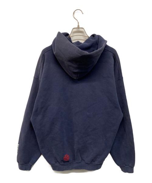 NHS（エヌエイチエス）NHS (エヌエイチエス) アイアンクロスプリントパーカー ネイビー サイズ:XLの古着・服飾アイテム