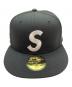中古・古着 Supreme (シュプリーム) New Era (ニューエラ) Sロゴキャップ ブラック サイズ:７3/8：12000円