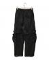 BASECALM (ベースカーム) Organdy Combo Pants「オーガンジー・コンボ・パンツ」 カーゴパンツ ブラック サイズ:1 未使用品：12000円