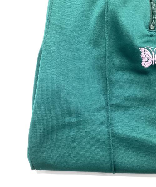 Needles（ニードルズ）Needles (ニードルズ) サイドライントラックパンツ　STUDIOUS別注 グリーン×ピンク サイズ:Sの古着・服飾アイテム