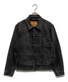 LEVI'S PReMIUM×EDIFICE（リーバイス プレミアム×エディフィス）の古着「30th 別注 Type 1 Trucker Jacket（トラッカージャケット）」｜ブラック