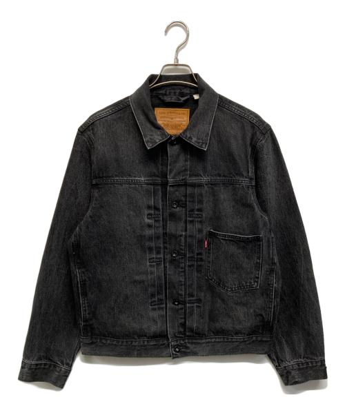LEVI'S PReMIUM（リーバイス プレミアム）LEVI'S PReMIUM (リーバイス プレミアム) EDIFICE (エディフィス) 30th 別注 Type 1 Trucker Jacket（トラッカージャケット） ブラック サイズ:Sの古着・服飾アイテム
