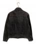 LEVI'S PReMIUM (リーバイス プレミアム) EDIFICE (エディフィス) 30th 別注 Type 1 Trucker Jacket（トラッカージャケット） ブラック サイズ:S：18000円