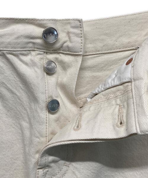 GUCCI（グッチ）GUCCI (グッチ) 25SS Balloon jeans（バルーンジーンズ） ホワイト サイズ:24の古着・服飾アイテム