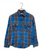 Searsシアーズ）の古着「60’s チェックネルシャツ」｜ブルー×レッド