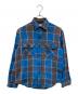 Sears（シアーズ）の古着「60’s チェックネルシャツ」｜ブルー×レッド