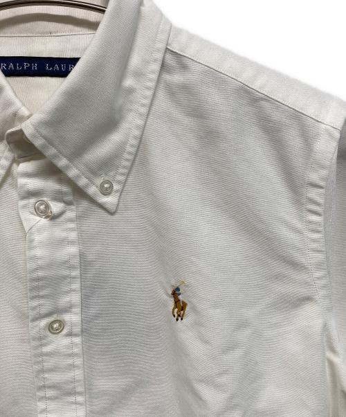 RALPH LAUREN（ラルフローレン）RALPH LAUREN (ラルフローレン) ポニー刺繍 ボタンダウンシャツ ホワイト サイズ:9の古着・服飾アイテム