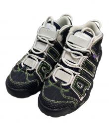 NIKE（ナイキ）の古着「Women's Air More Uptempo "Dark Obsidian"（ウィメンズ エア モア アップテンポ "ダーク オブシディアン"）」｜ネイビー×イエロー