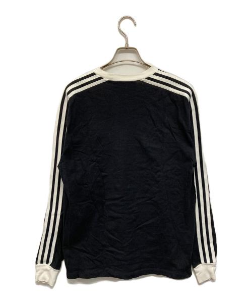 GUCCI（グッチ）GUCCI (グッチ) adidas (アディダス) コラボ ロゴカットソー ブラック×ホワイト サイズ:XSの古着・服飾アイテム