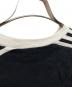中古・古着 GUCCI (グッチ) adidas (アディダス) コラボ ロゴカットソー ブラック×ホワイト サイズ:XS：25000円