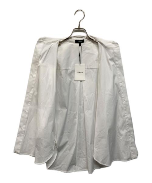 theory（セオリー）theory (セオリー) Wealth Buttondown Shirt（ウェルス ボタンダウン シャツ） ホワイト サイズ:P 未使用品の古着・服飾アイテム