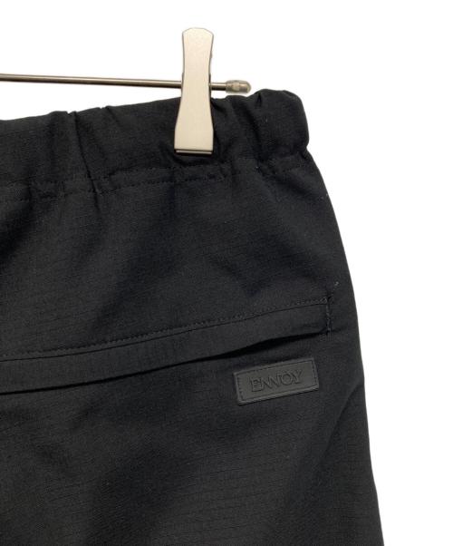 ENNOY（エンノイ）ENNOY (エンノイ) WOOL BLEND RIP STOP EASY PANTSイージーパンツ ブラック サイズ:Lの古着・服飾アイテム