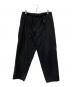 ENNOY（エンノイ）の古着「WOOL BLEND RIP STOP EASY PANTSイージーパンツ」｜ブラック