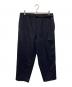 ENNOY（エンノイ）の古着「24SS WOOL BLEND RIP STOP EASY PANTS（ウールブレンド・リップストップ・イージーパンツ）」｜ネイビー