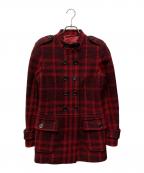 BURBERRY LONDONバーバリーロンドン）の古着「Pコート 日本製」｜レッド