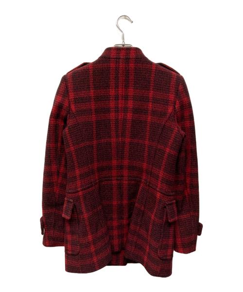 BURBERRY LONDON（バーバリーロンドン）BURBERRY LONDON (バーバリーロンドン) Pコート 日本製 レッド サイズ:SIZE 38の古着・服飾アイテム