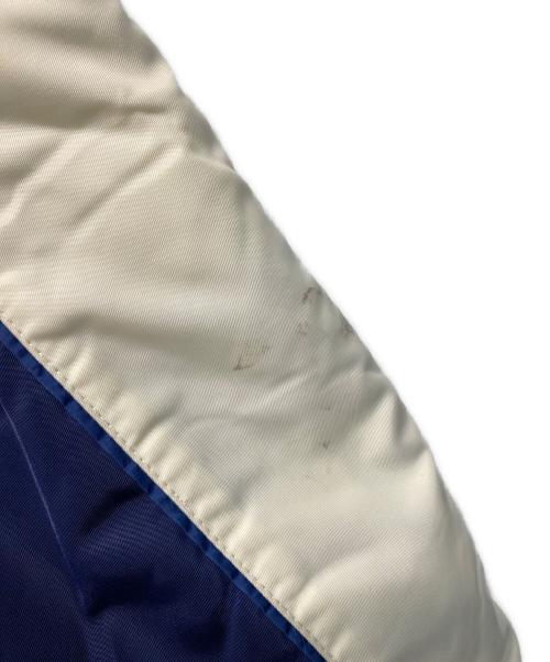 stussy（ステューシー）stussy (ステューシー) 中綿ロゴスタジャン ブルー サイズ:SIZE Lの古着・服飾アイテム