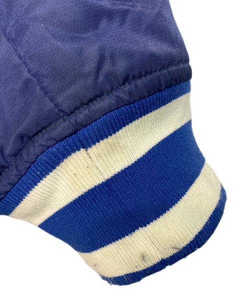 stussy（ステューシー）stussy (ステューシー) 中綿ロゴスタジャン ブルー サイズ:SIZE Lの古着・服飾アイテム