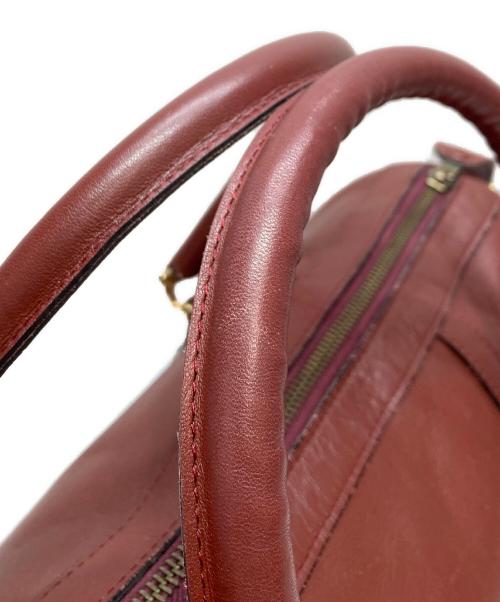 Cartier（カルティエ）Cartier (カルティエ) マストライン ミニボストンバッグ ボルドーの古着・服飾アイテム